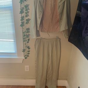 Patrick Collection Light Olive color Pant suit